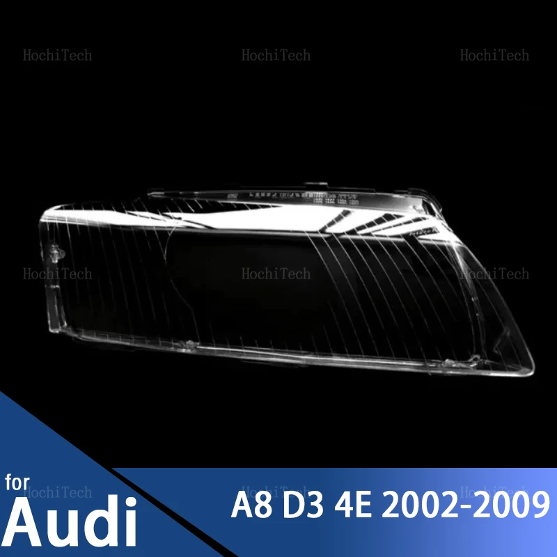 

Car Auto Shell Headlamp Lampshade Shell Cover Transparent Front Headlight Lens Cover For Audi A8 D3 4E A 8 2002-2009