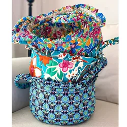 Sweet Floral Women's Bento Handbags Retro Patchwork Ladies Tote Shoulder Bags Retro Flower Female Storage Shopper Bag Purse