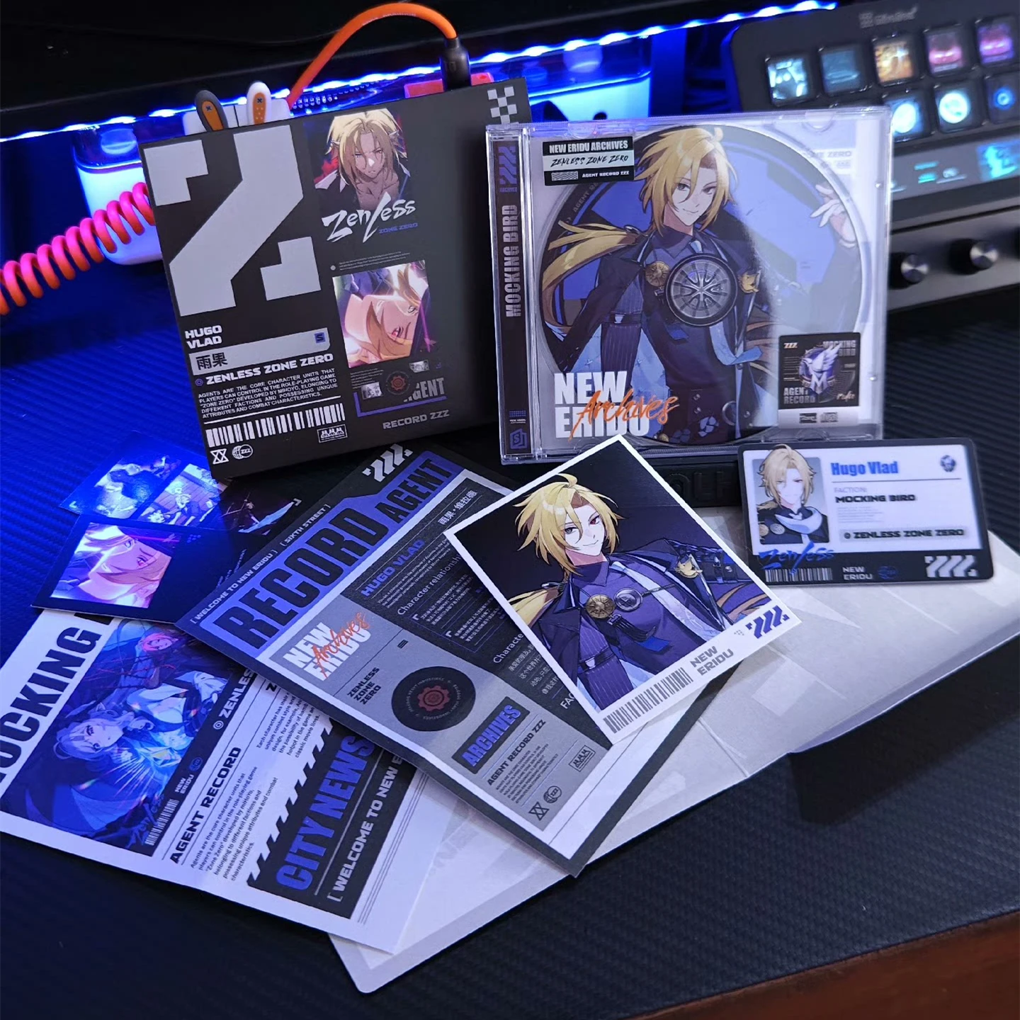 

Game Zenless Zone Zero Hugo Vlad Music CD Jun Fukuyama OST Album Music Record Cosplay Story Image DVD Soundtracks Box Collection