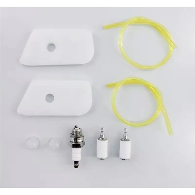 AWAH 530150253 Air Filter + Fuel Line Primer Bulb Spark Plug For 128CD 128L 128LD 128LDX 128R 128RJ C1Q-W40A Trimmer
