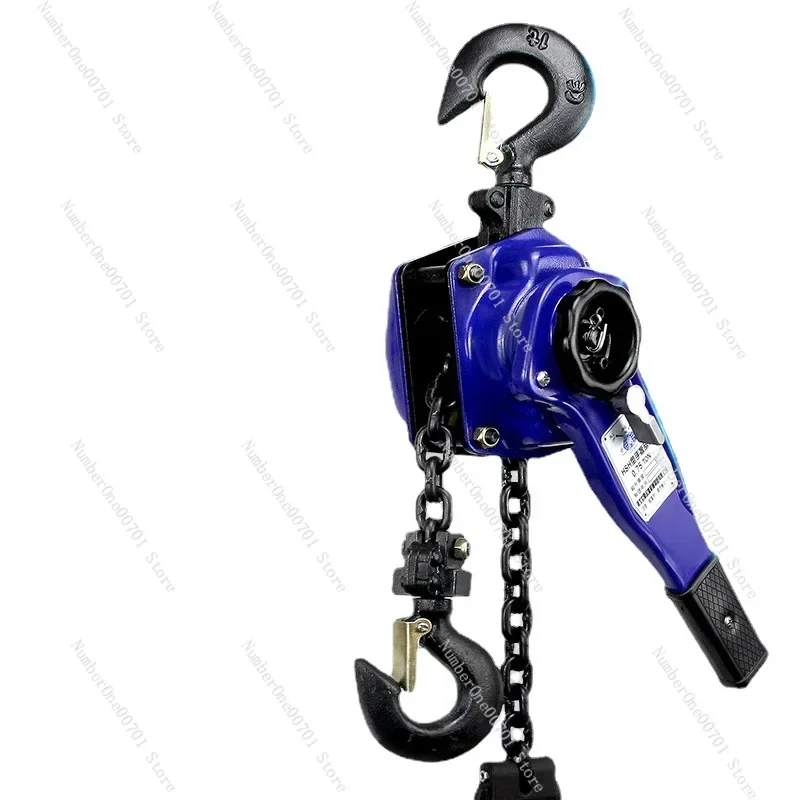 0.75t/1t/1.5t/2t Manual Manganese Steel Hook Wire Manual Traction Hoisting Tool Lever Small Hand Chain Manual Traction Hoist 3M