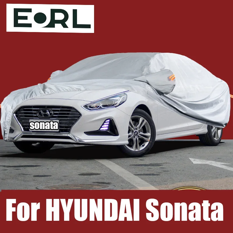 

Full Car Covers Outdoor Sun Anti UV Rain Snow Frost Dust Protection Oxford cloth Cover For HYUNDAI Sonata 2010 to 2021 Accessori