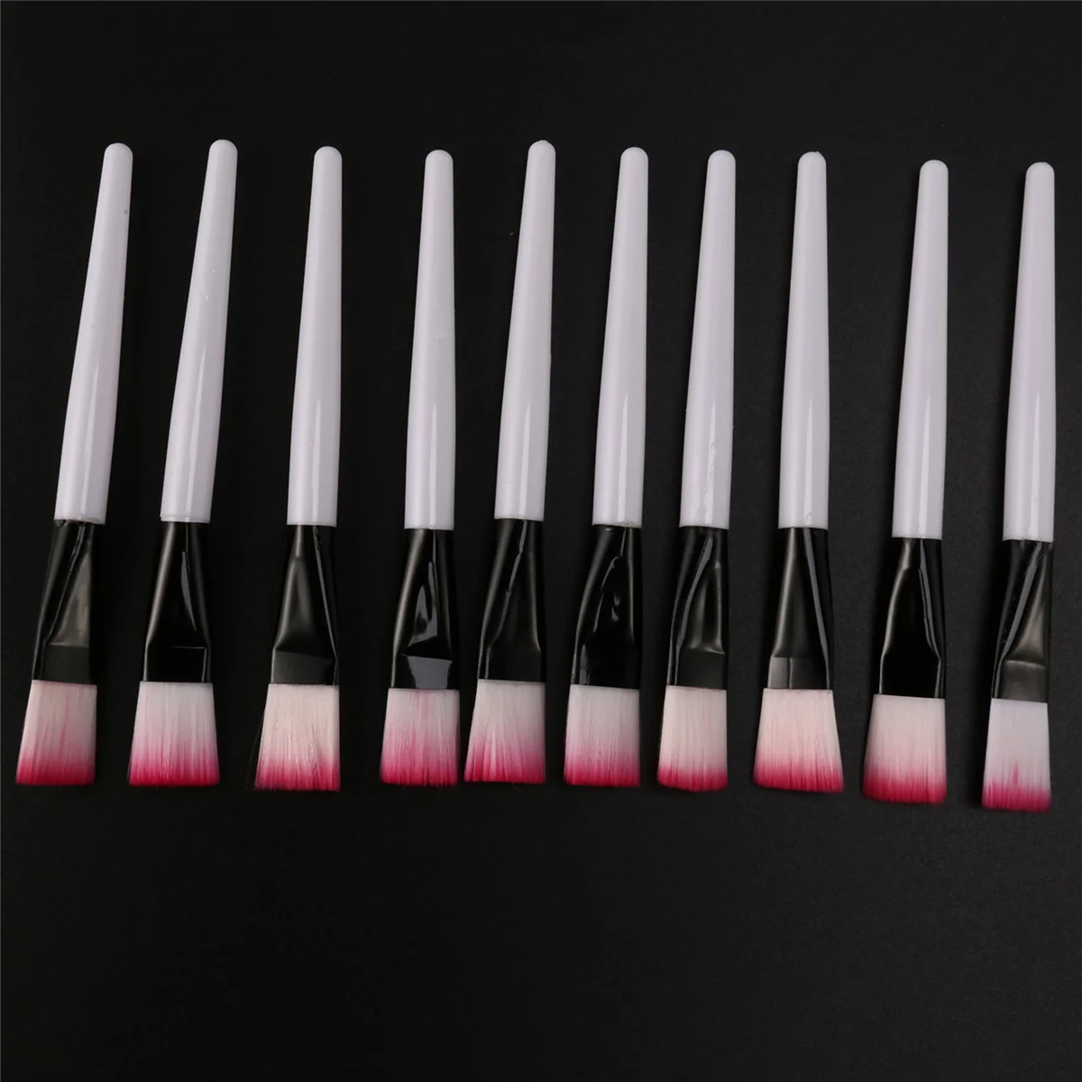 A72Z 50 Pcs Pink Brush White Bar Mask Brush Skin Care Makeup Tools