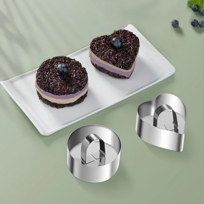 Purple Rice Taro Paste Cheese Brick Molds Stainless Steel Multi-shape Hot Milk Treasure Rice Ball Mold Cold Dish Tool Cake Tray