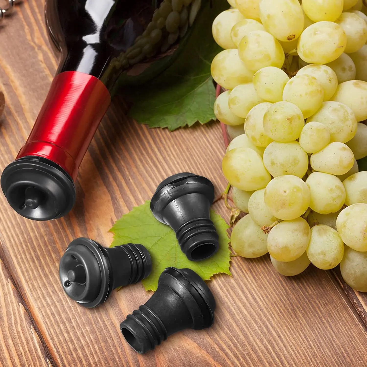 Wine Vacuum Pump Manual Vacuum Preservation Stopper Universal Air Extraction Cork for Red Wine Sealing Bar Accessories Vin
