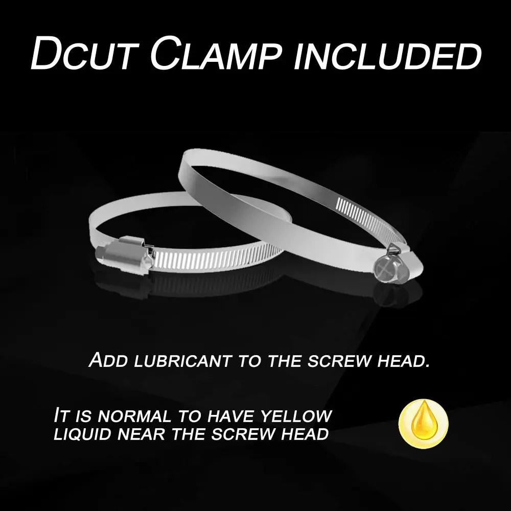 Professional 4 inch Dryer Vent Hose with 2 Stainless Steel Clamp Grey Air Ducting Heavy-Duty Flexible Exhaust Pipe Kitchen image 4