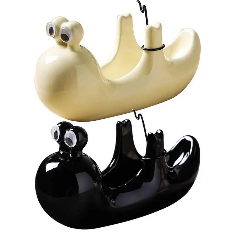 

Incense Coil Holder Snail Gnat Coil Holder Ceramic Stand Artistic Decoration for Hiking Deck Camping Pool Outdoor Relaxation