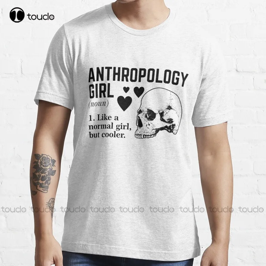 Anthropology Girl, Like A Normal Girl, But Cooler T-Shirt Black And White Shirt Breathable Cotton All Seasons Gd Hip Hop Retro