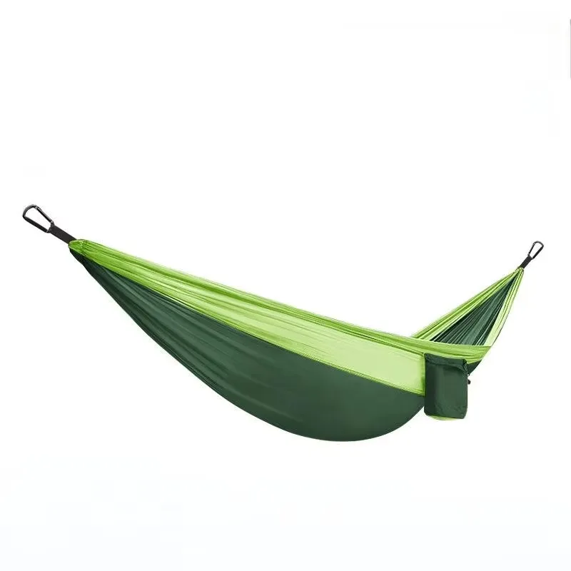 

Durable Swing Feature Adult Outdoor Printing Hammock Comfortable Nylon Fabric Portable Garden Tree Straps for Camping
