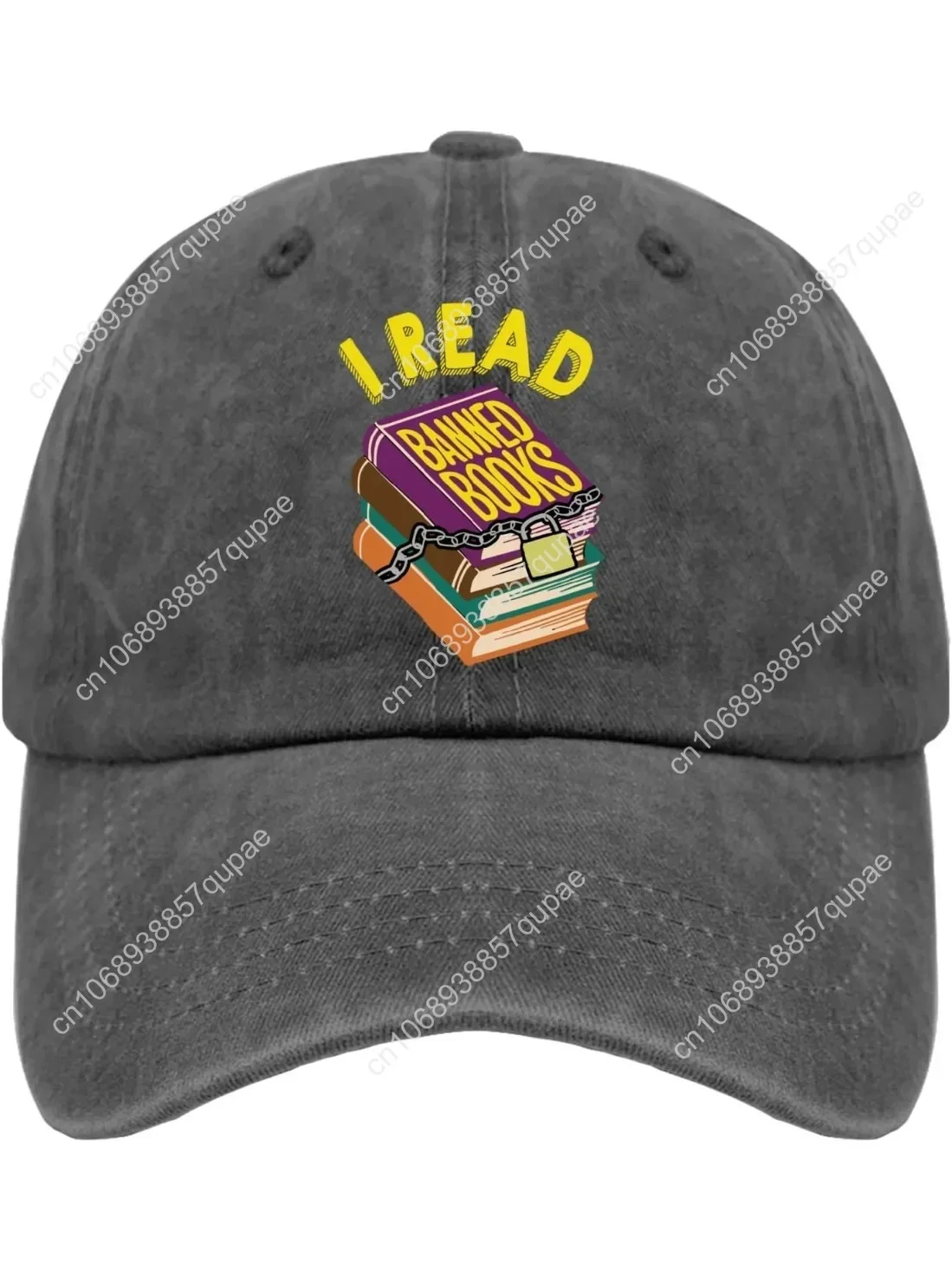 

I Read Banneds Books Hobby Reading Books Golf Hat Party Cap Funny Pigment Black for Men Gifts for Dad Sun Hat