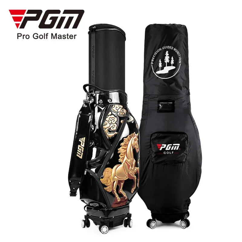 

PGM Golf Bag Manufacturer OEM Retractable Golf Staff Bag Custom Golf Bag With Wheels