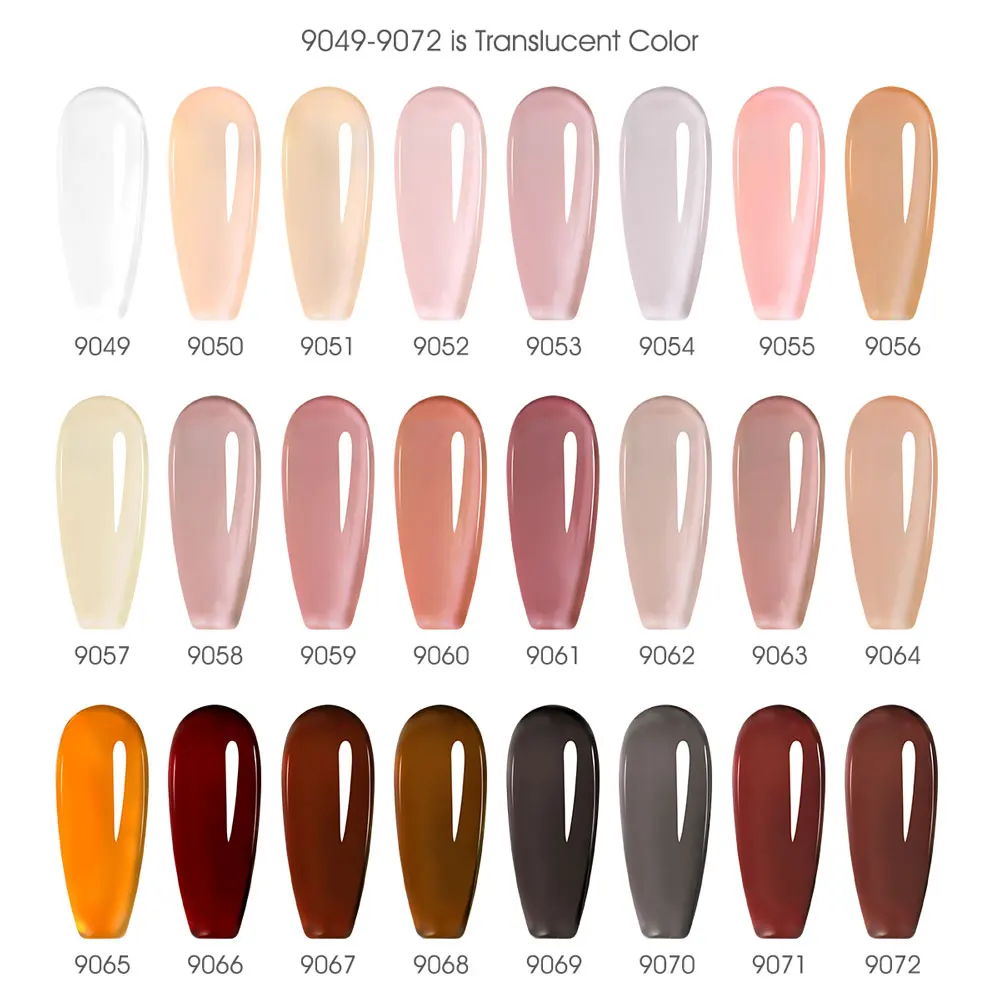 CANNI Hema Free Nagelgelpoliermittel, weihnachtliche rote Farbkollektion, semi-permanenter Nageldörrgerät-Grundierung, 9 ml, französische, wunderschöne Farbe – Detail 22