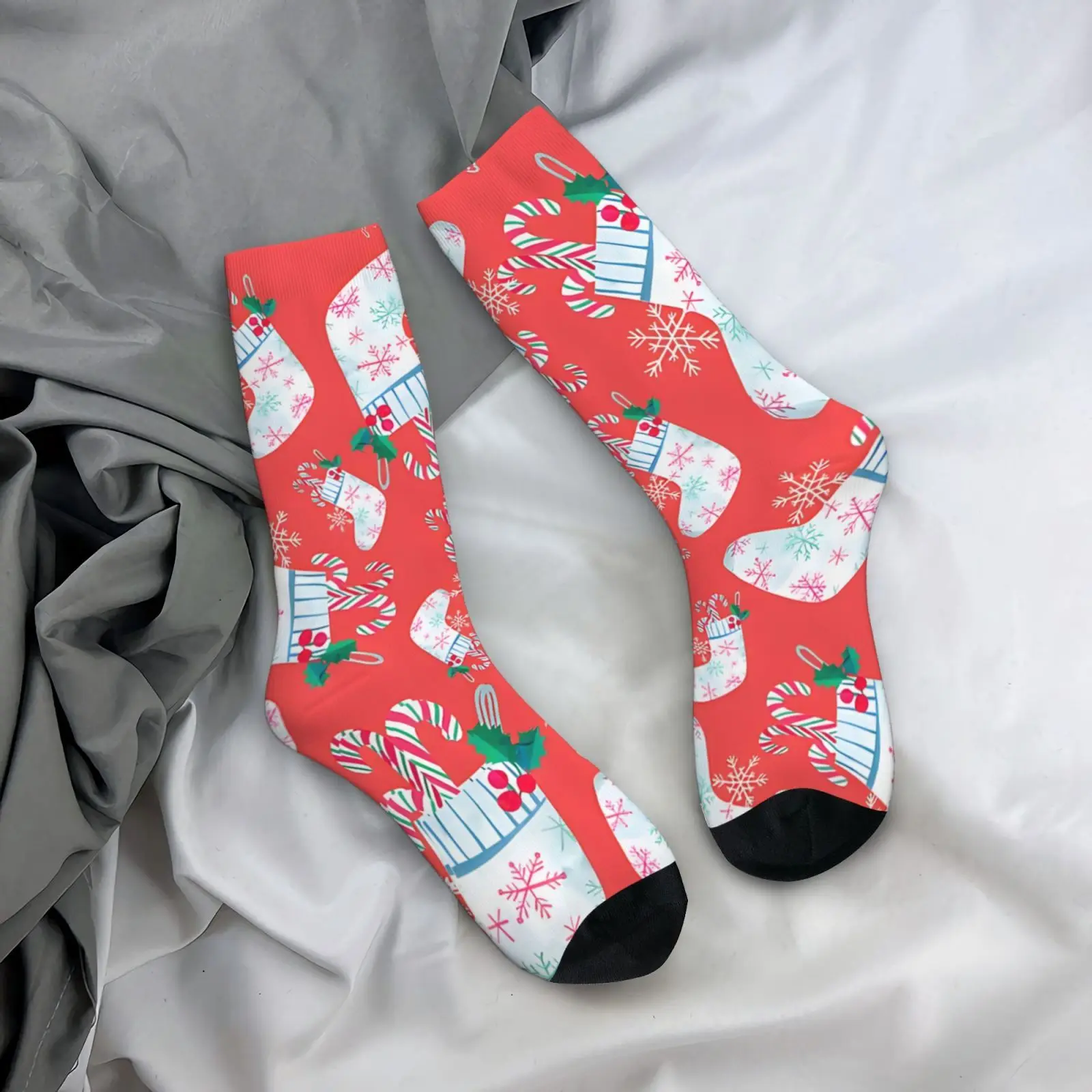 

Мужские рождественские носки для экипажа — забавные, компрессионный стиль с уникальными принтами, бесшовный дизайн, идеально подходящий для подарков