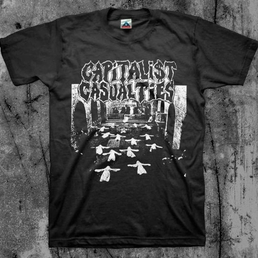 Capitalist Casualties t shirt hardcore punk band. Lack of Interest   Hellnation   Siege   Infest