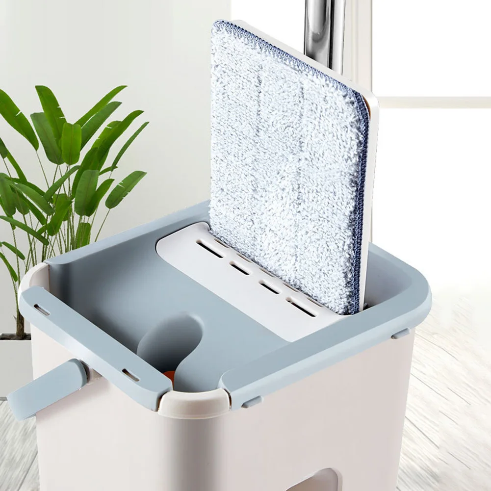 Mop Microfiber Rotating Head Replacement Rotating Mop Head Household Flexible Mop Heads Multi-function Stickable Housework Tools