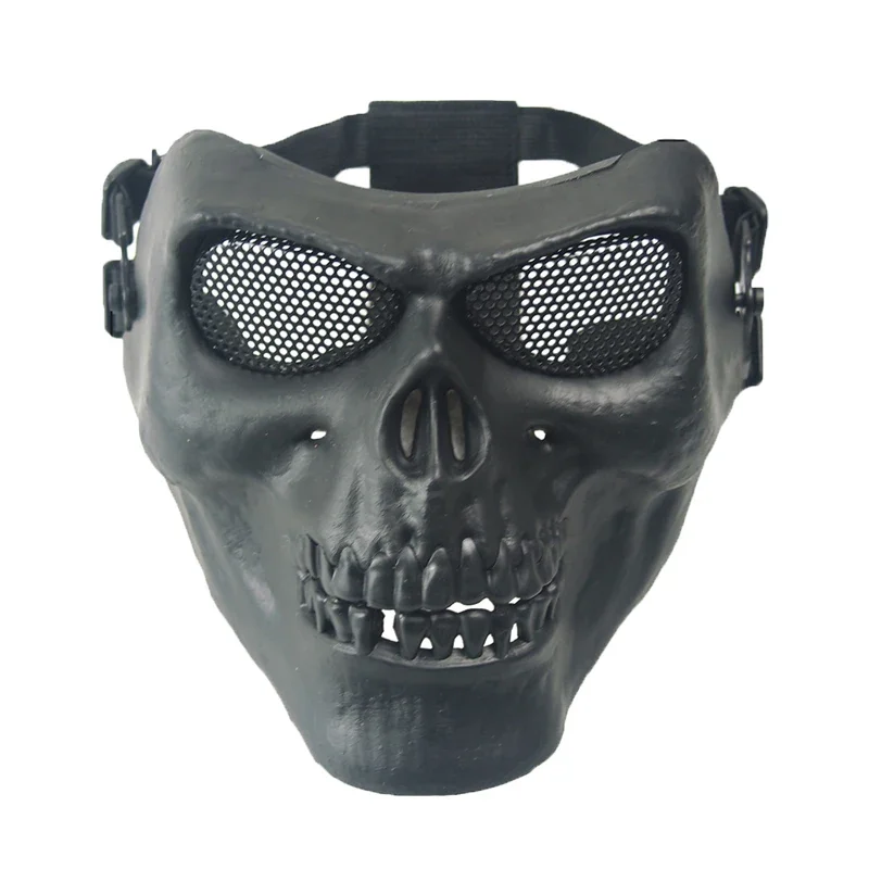 

Airsoft Paintball Mask Field Hunting Scary Skull Camouflage Mask Military Tactical War Game BB Gun Shooting Protection Equipment