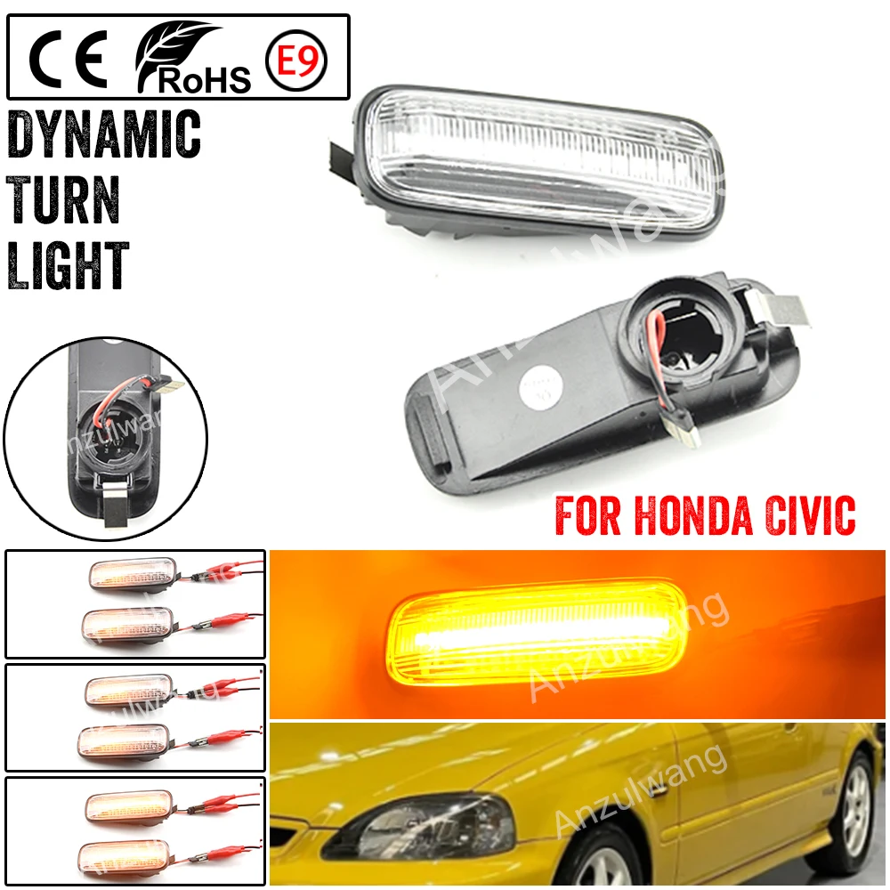 

34351SL4003 Новые светодиодные боковые габаритные огни указателя поворота для Honda Accord Civic Orthia CR-V Legend KA7/KA8/KA9 Tomeo Vigor