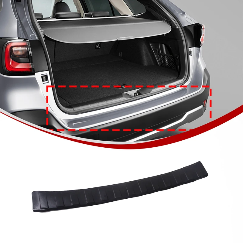 

For Subaru Outback 2021-2024 TPE black car trunk bumper decorative guard sticker car protection modification accessories 1Pcs