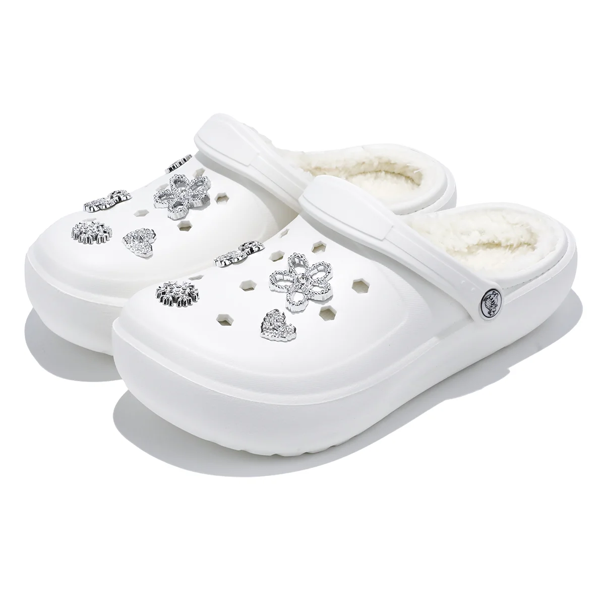 Warme Winter-Clogs für Damen, modischer und lässiger Stil, können drinnen oder draußen getragen werden 666 – Detail 13