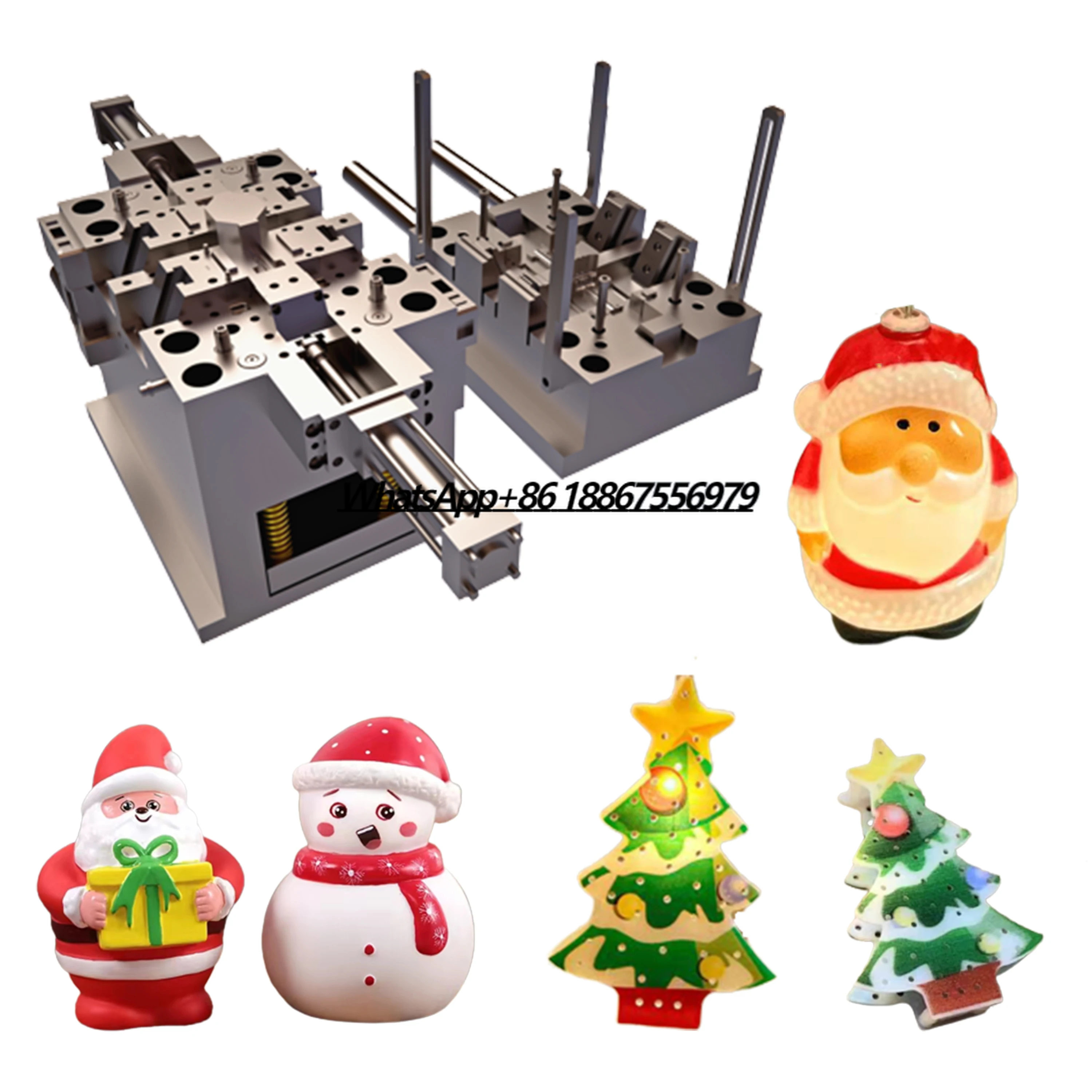 

Decoration Plastic Mold Popular Halloween Toy Mould Christmas Ball Light Manufacturing