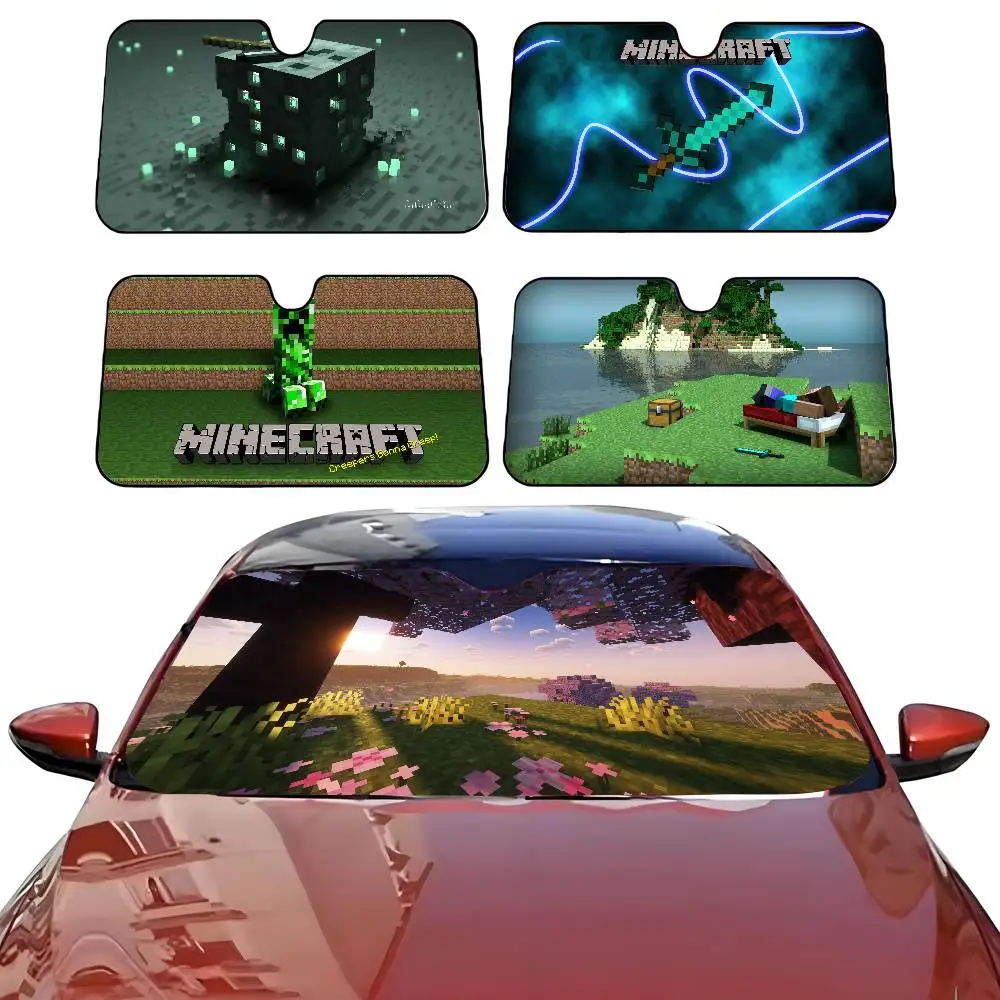 

D-Diamond S-Sword Car SunShade Parasol Car Windshield Sun Shade UV Protection and Interior Cooler