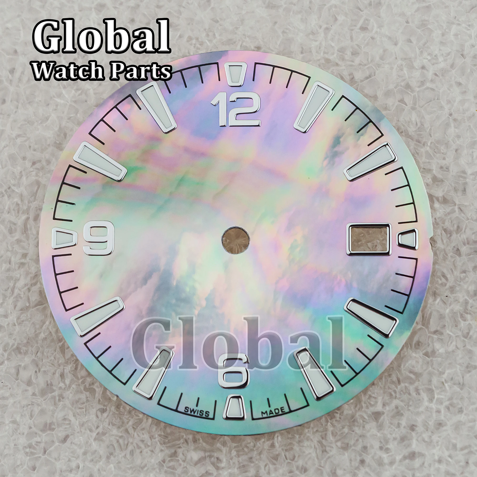 NH35 Green Luminous Watch 31mm Dial for Seamaster 300 Fit NH35 NH36 Mechanical Automatic Movements Watch Faces Replacement Parts