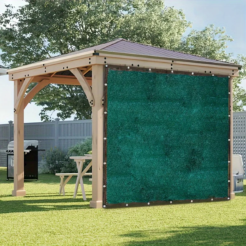 【شبكة تظليل الحديقة】هذا شبكة الظل، تتميز بتصميم منسوج بكثافة ومعزز بخياطة مزدوجة الخيط، مزودة بـ