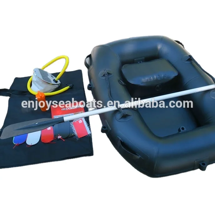 Mini Inflatable American Belly Fly Fishing Pontoon Boat Float Tube 1.2mm PVC Hypalon Material for Outdoor Drifting Sport Style