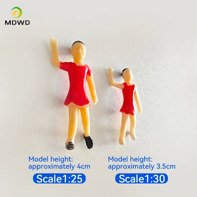 25/30 Skala Gebäude Sand Tisch Material Landschaft Kinder Simulation Charakter Farbe Modell Charakter Begeisterte Kinder