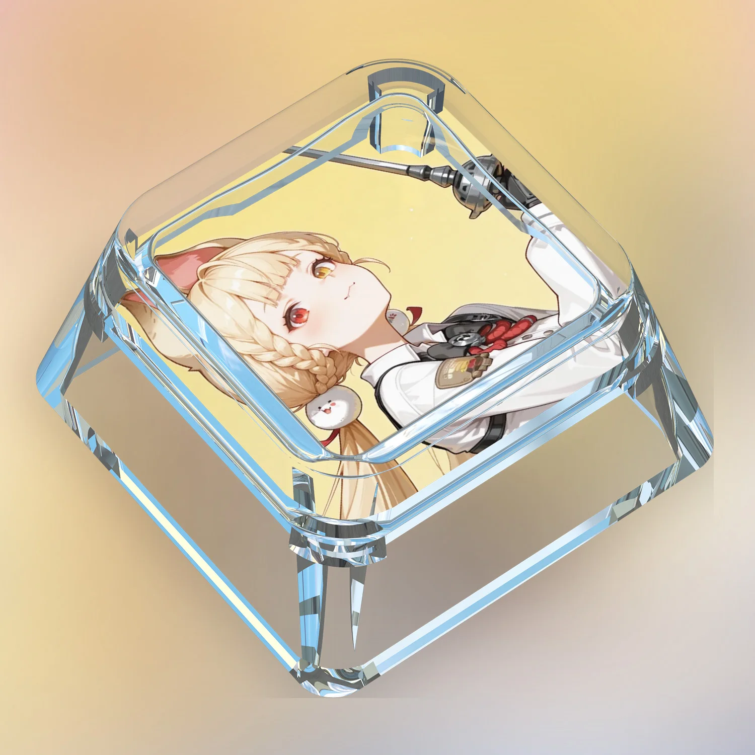12 Models Diy Zenless Zone Zero Alice Thymefield Mechanical Keyboard Keycap Transparent Light-Transmitting Mechanical Keycaps