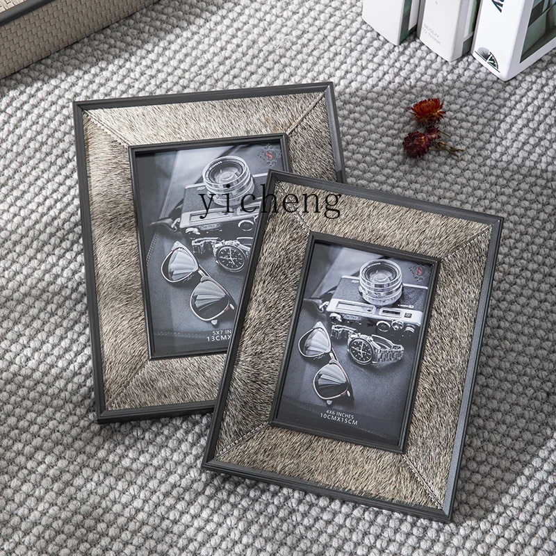 TWR إطار الصورة الشمعدان صينية ضوء زخرفة فاخرة مجموعة فيلا إطار الصورة الجدول