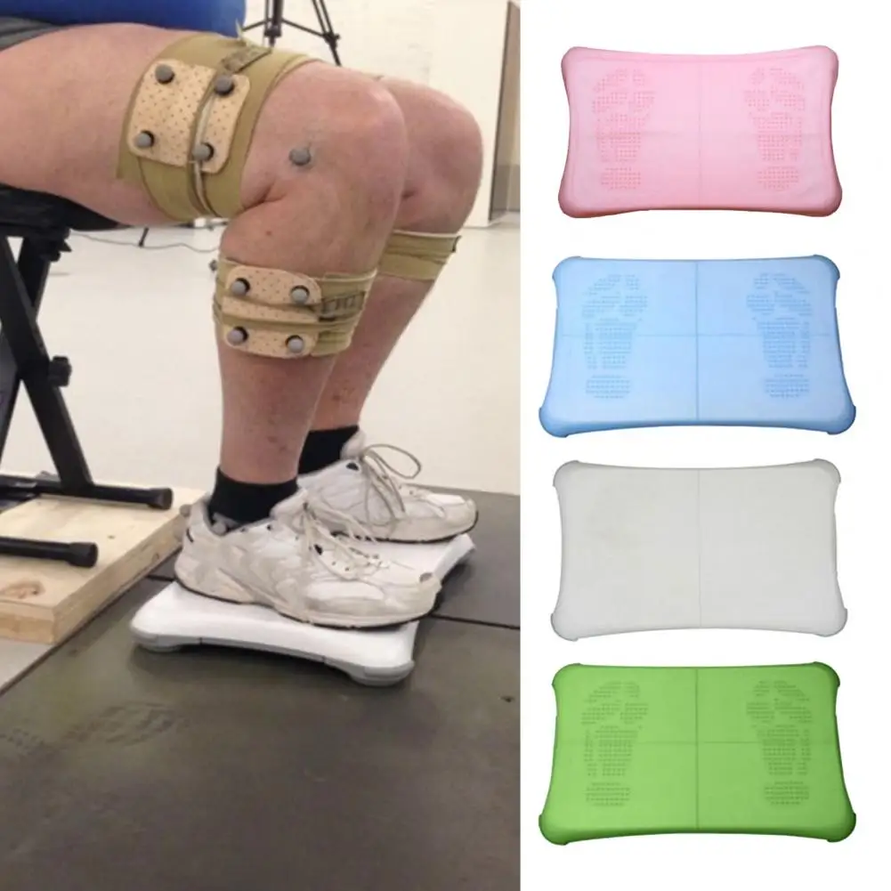 Capa de placa de equilíbrio de fácil instalação, capa de silicone aprimorada para placa de equilíbrio wii fit, à prova de poeira, à prova d'água para fácil