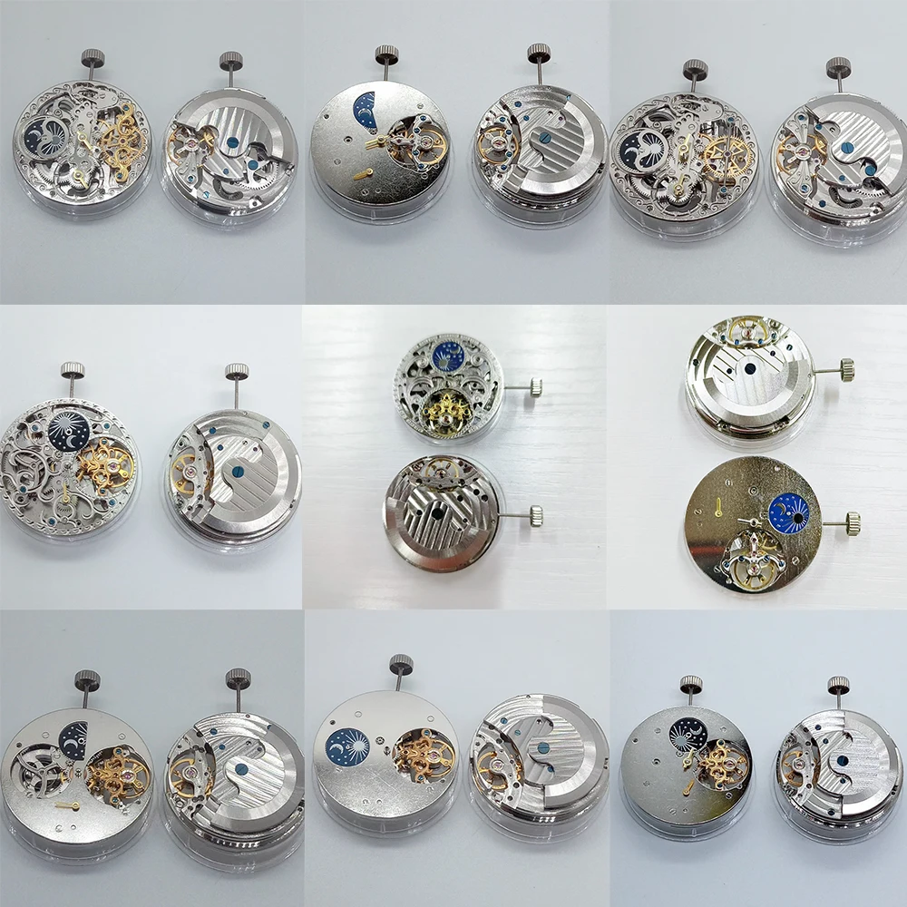 Watch movement accessories Dandong Tongji multi needle perpetual calendar movement movement Tongji multi needle lunar phase