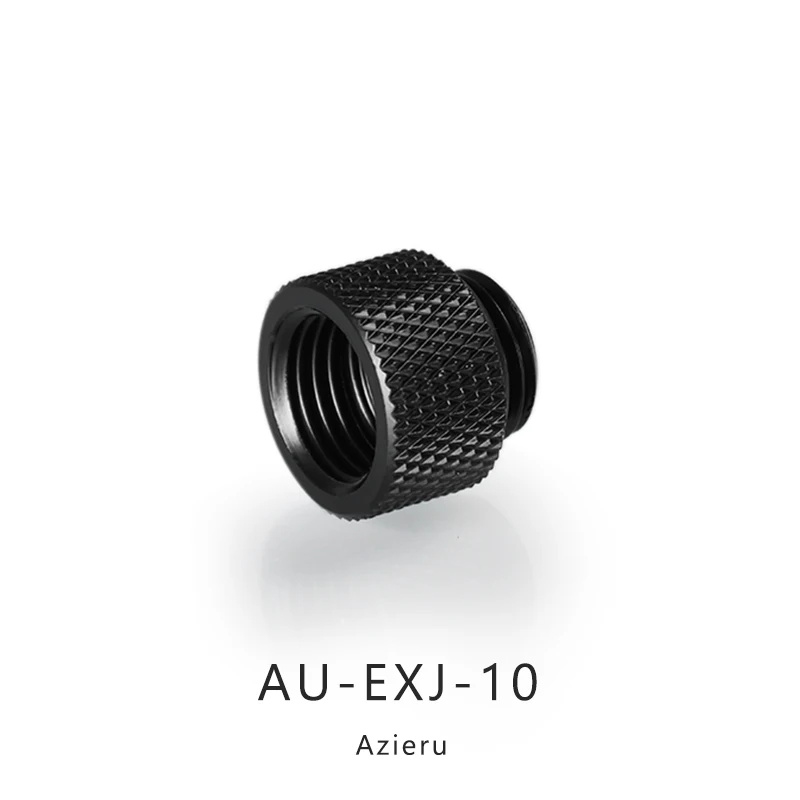 G1/4 ''Black Silver Extension ภายในทันตกรรมสกรูที่นั่ง (Extender 10-15-20-30-40mm) Cooling ขยายอุปกรณ์