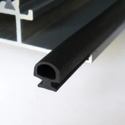 10M Bottom width 5/6/7mm EPDM sealing strips bridge aluminum door/window sealed plastic strips energy saving windows and doors