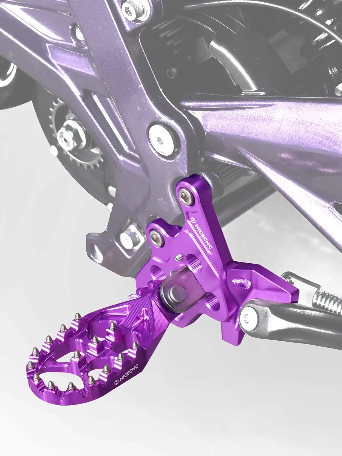 AliExpress NICECNC 2025 2024 For Surron Electric Bike Enlarged Footrest Pedal Foot Pegs Bracket Holder Kit For Sur-Ron Surron Light Bee X S L1E