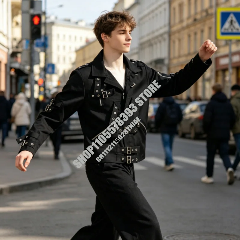 

Michael Jackson cosplay Costume BAD Punk Jacket Black Slim BAD Jacket Costume Clothing for Man Adore Stars Impersonator