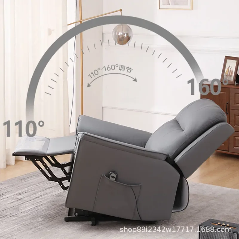 Electric Lift Recliner Chair for Elderly Nursing Home Household Multi-functional Seat and Lie Down Aid Station Leisure Sofa
