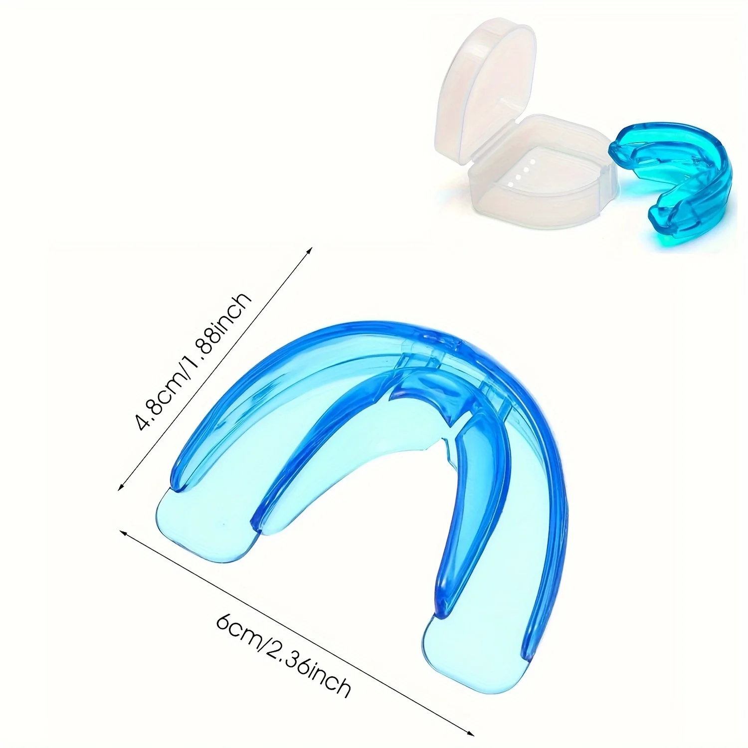 1pcs reusable plaid braces - plaidnature, used for all kinds of teeth, can be used during sports and sleep to protect teeth