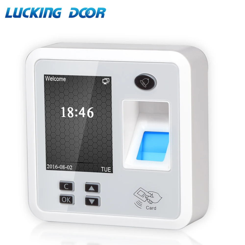 

Standalone Biometric Fingerprint Build-in 125Khz ID Card Reader Access Control Attendance System Device For Door Lock Keys Tags