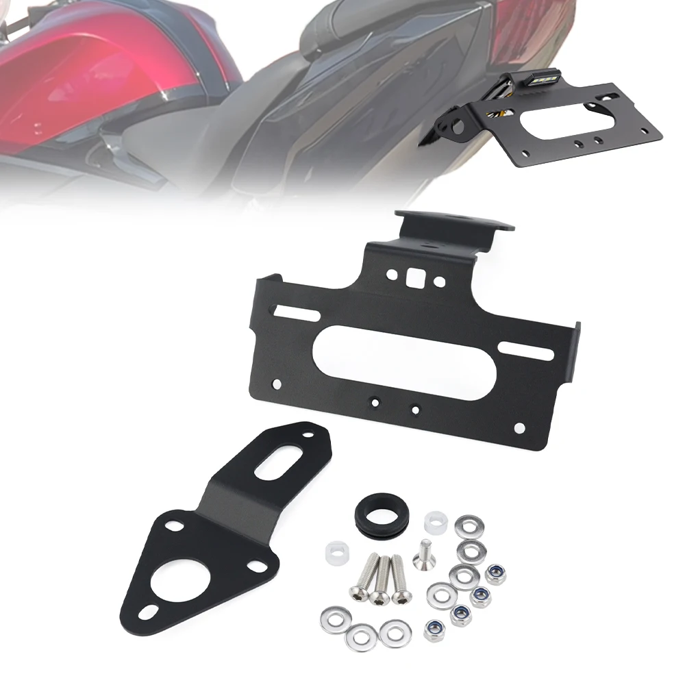 

Motorcycle Rear Tail Tidy Fender Eliminator Kit Fit For Triumph Daytona 660 2024-2025 Registration License Plate Holder Bracket