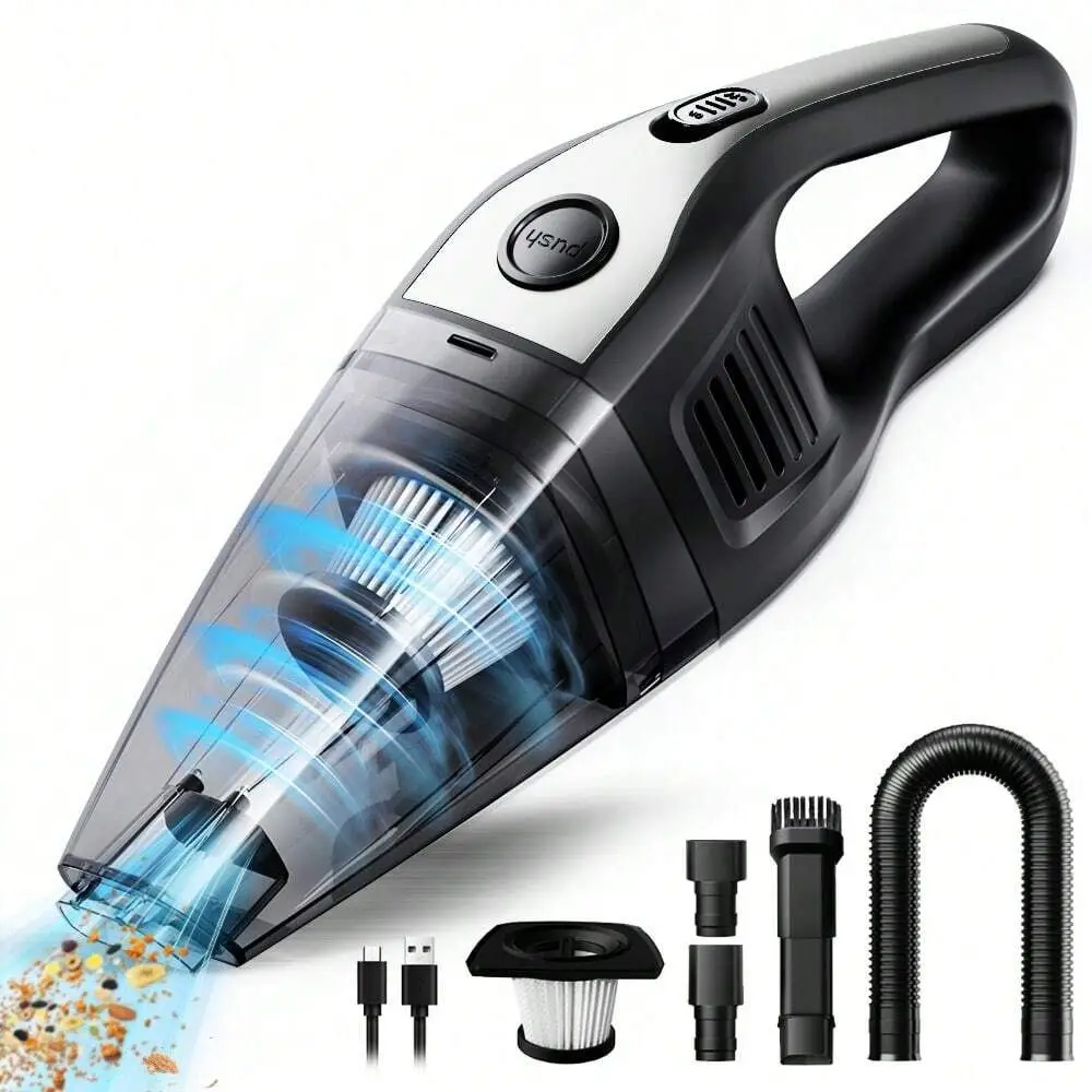 2000mAh Portable Handheld Vacuum Cleaner, Strong Suction USB Rechargeable Mini Vacuum Cleaner With Multiple Accessories, Suitabl