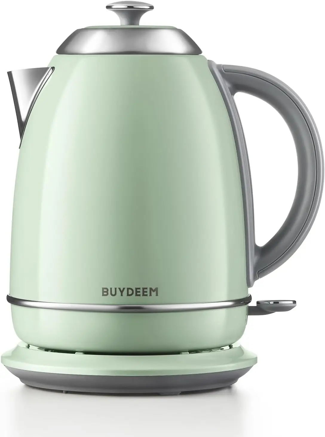 

K640N Stainless Steel Electric Tea Kettle with Auto Shut-Off and Boil Dry Protection, 1.7 Liter Cordless Hot Water Boile