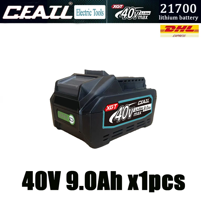 

40V CFATL 40V lithium-ion battery 9AH original battery BL4020 BL4025 BL4040 BL4050 BL4080, suitable for Makita 40V power tools
