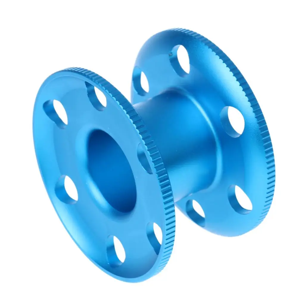 Aluminum Alloy Lightweight Scuba Diving Finger Spool Dive Reel Guide Line Spool Snorkeling Gear Equipment Blue