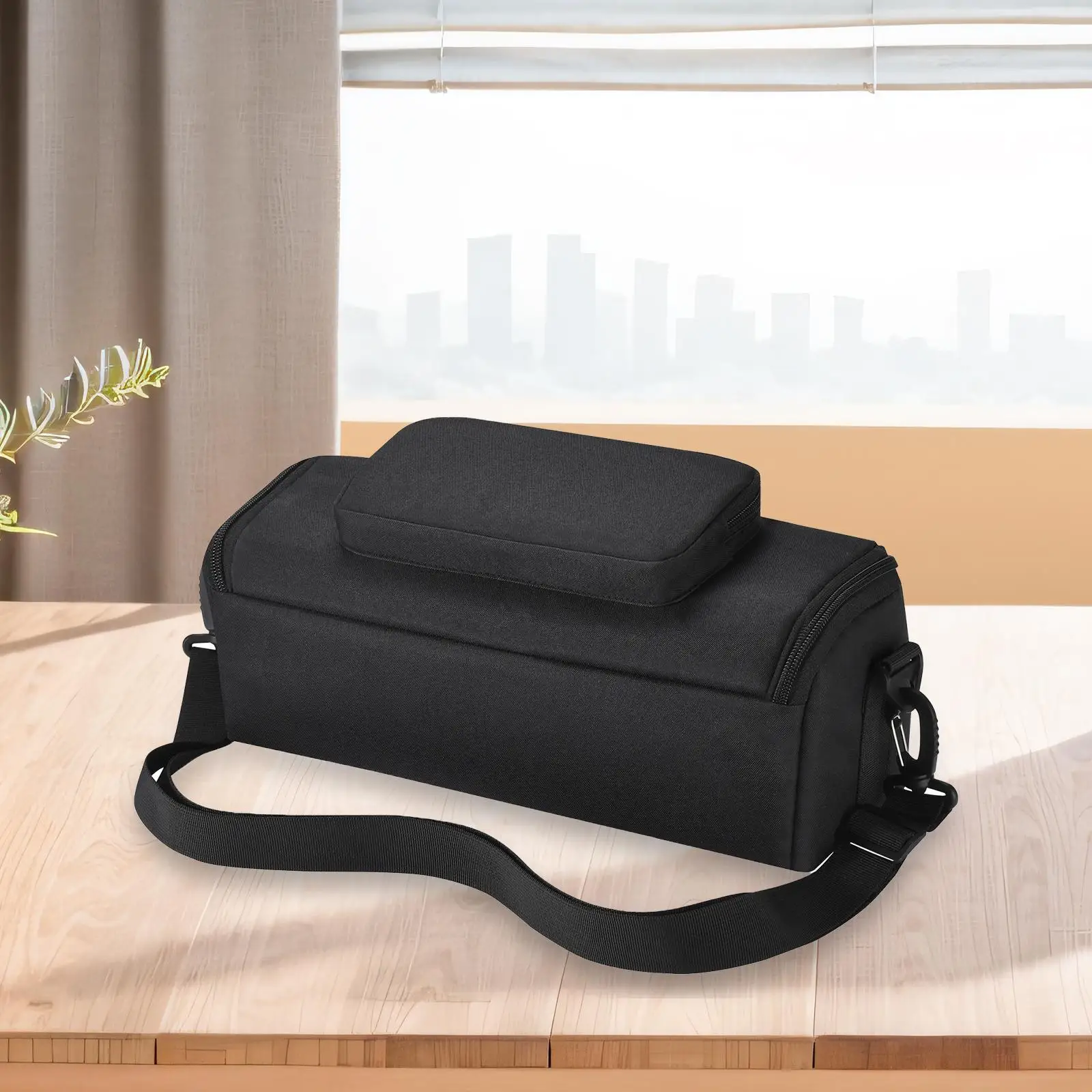 Bolsa de almacenamiento portátil para altavoz BT, bolsa de transporte de 13,39x5,43x5,43 ", resistente a los arañazos, senderismo, a prueba de golpes para Srs-xb43