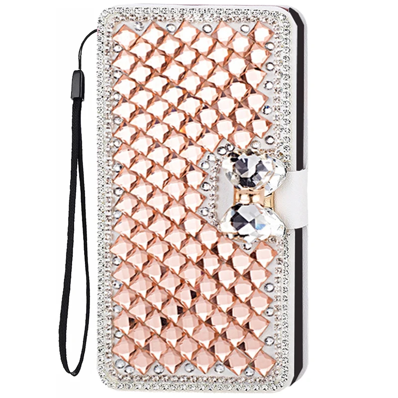 

Bling Leather Flip Case For iPhone 15 14 7 8 Plus Luxury Wallet Card Cover For iPhone 11 12 13 Pro Max Fundas Coque Capa