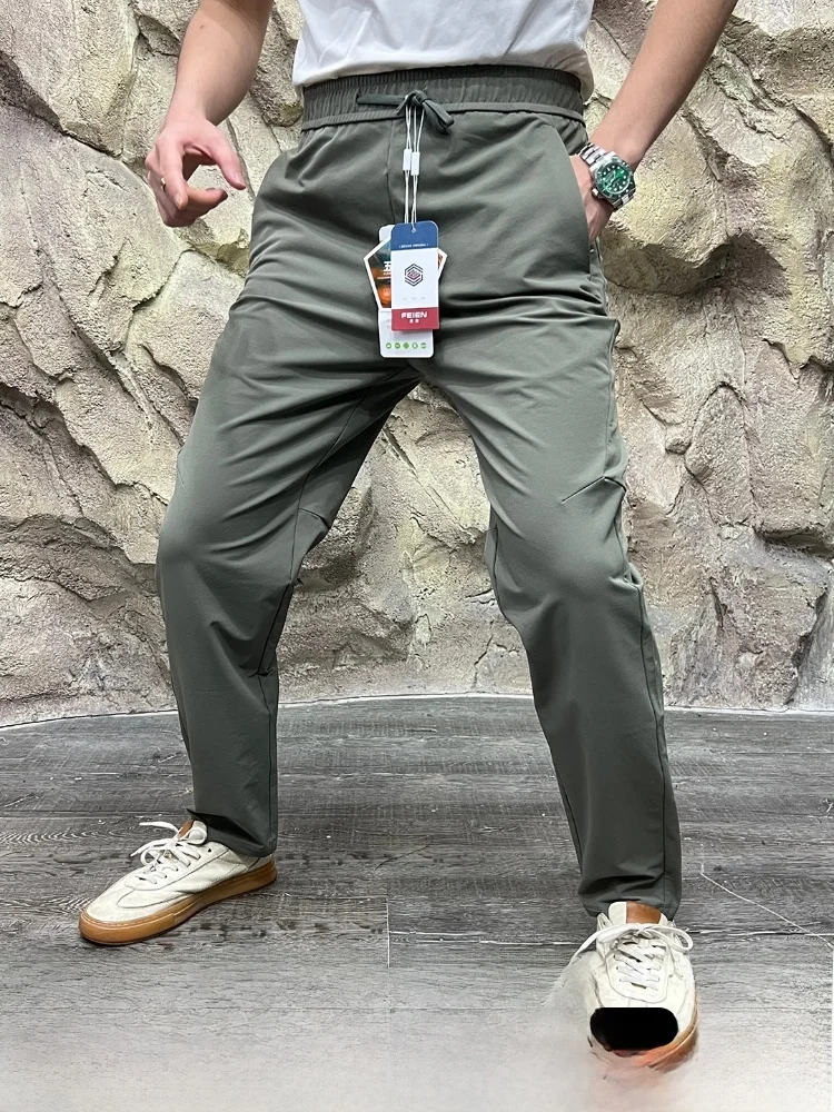 

Outdoor Men's Soft ell Casual Pants Five-Proof Technology Waterproof Wear-resistant Autumn Faionable Straight Leg Trousers