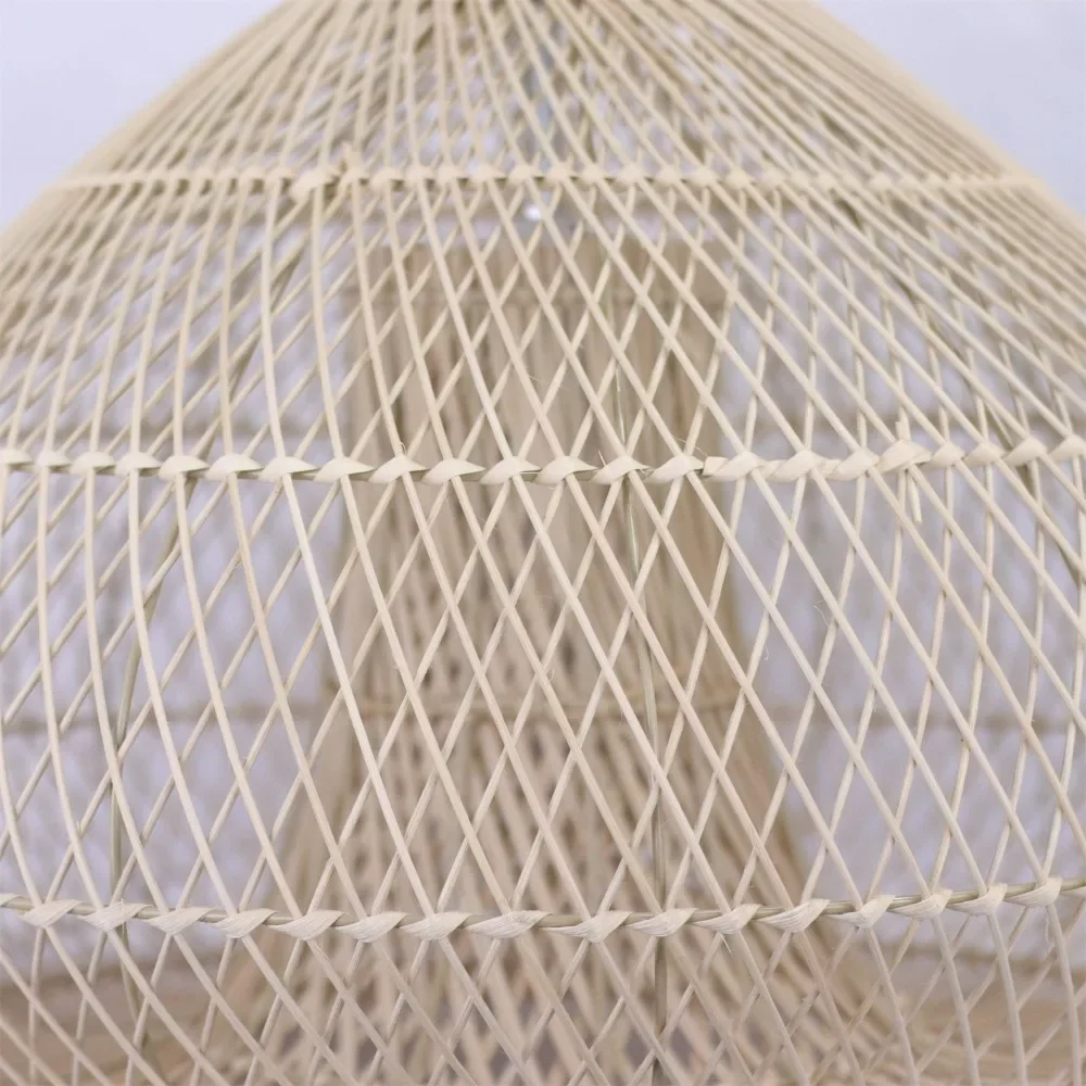 JOYINLED Southeast Asian Vintage Pendant Lights High Quality Beige Black Large Rattan Lamps Dining Room Restaurant Kitchen Light