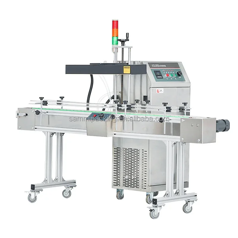 High quality automatic induction aluminum foil sealing machine continuous induction sealer machines